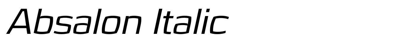 Absalon Italic